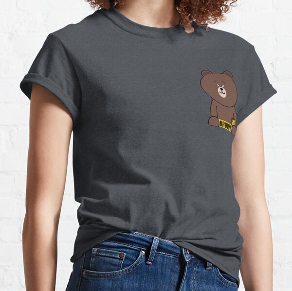 Bear line friends brown I'm always by your side bear cartoon shirt, hoodie,  sweater, long sleeve and tank top