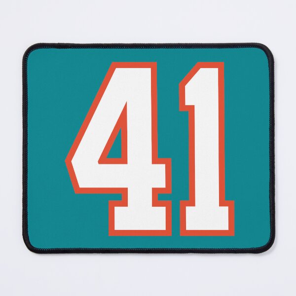 Item preview, Sports Number 41, white orange color lucky sport forty one designed and sold by ArtIsParty.