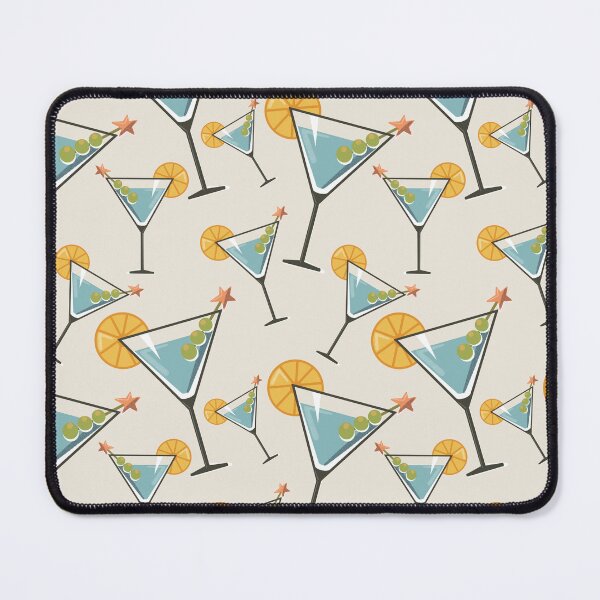Item preview, Fun Mid Century Modern Martini drink, designed and sold by LaBellCreative.