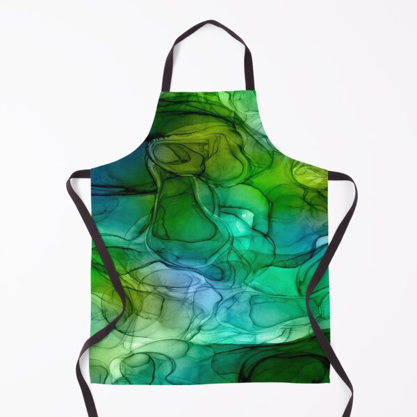 Item preview, Abstract liquid art alcohol ink, liquid marble art design, abstract marble art, liquid art, green turquoise watercolor designed and sold by ZeinabTaha.