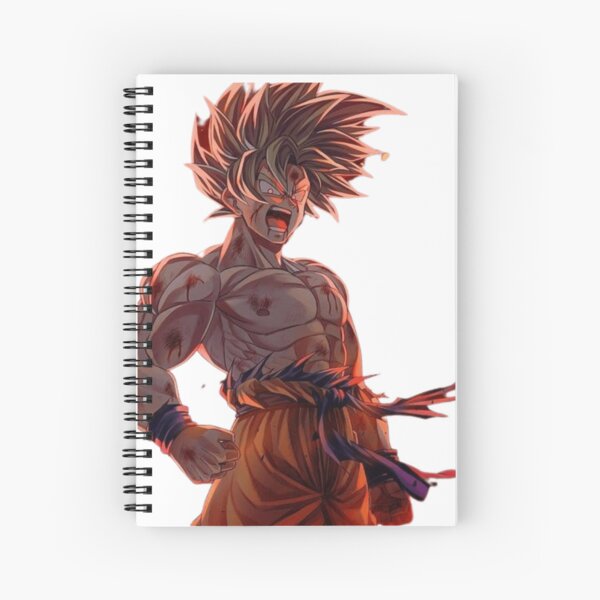 Goku artwork! Spiral Notebook for Sale by requiem147978