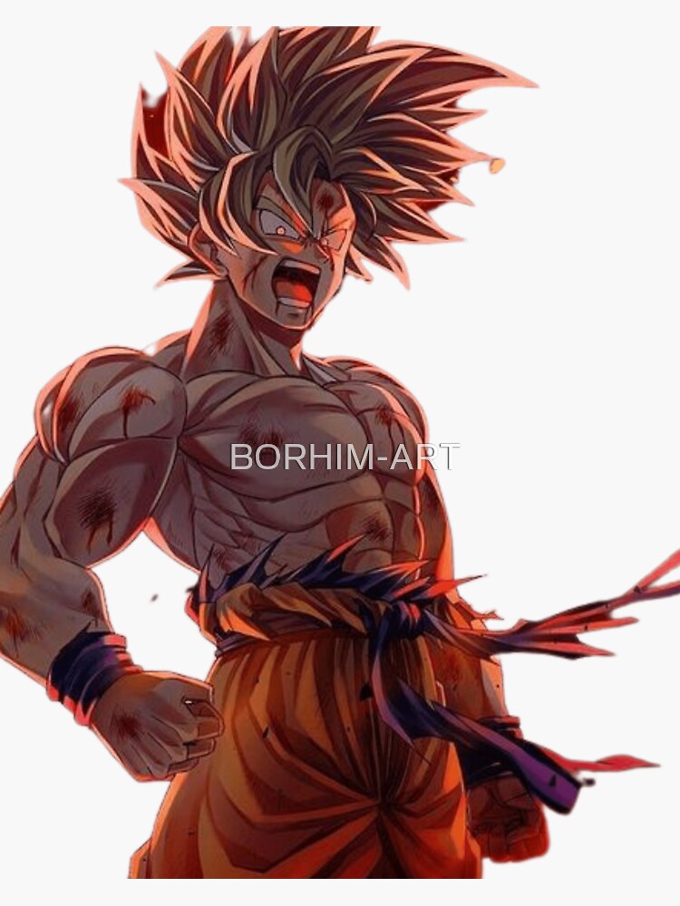 dragon ball goku  Sticker for Sale by BORHIM-ART