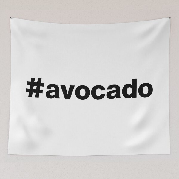 Item preview, Hashtag avocado designed and sold by ArtIsParty.