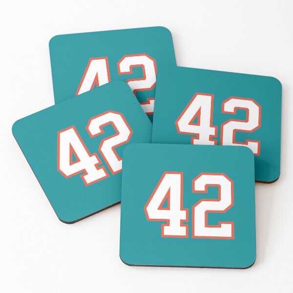 Item preview, Sports Number 42, white orange color lucky sport forty two designed and sold by ArtIsParty.