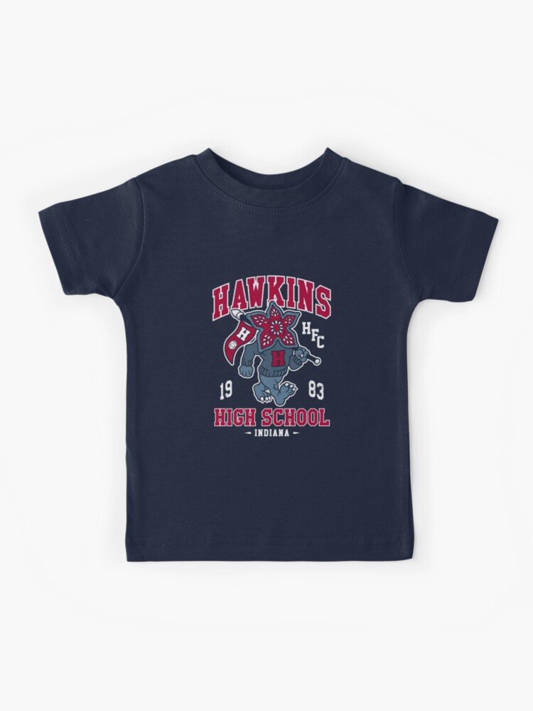 Hawkins High School Vintage Distressed Creepy Cute College