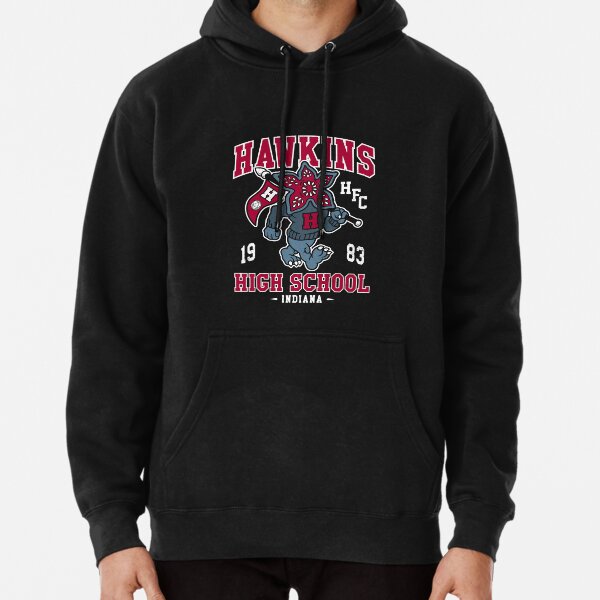 Hawkins High School Vintage Distressed Creepy Cute College