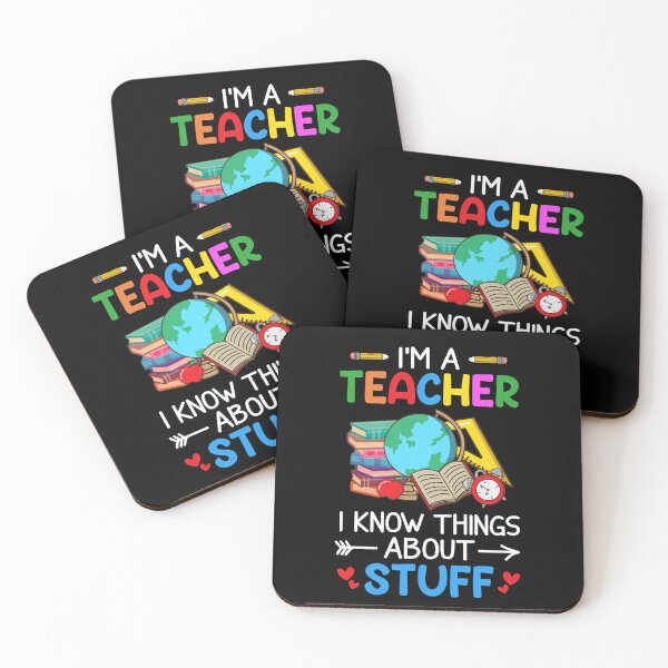 Item preview, I'm A Teacher I Know Things About Stuff Teacher Life Back To School designed and sold by sasaoprattp55.