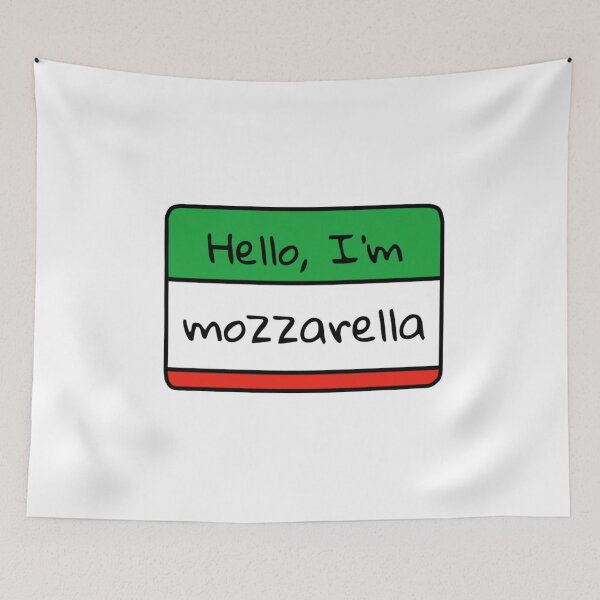 Aperçu de l'œuvre Bonjour, je suis mozzarella créée et vendue par PinkyMooon.