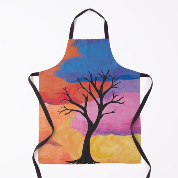 Item preview, Chalked Tree Silhouette with Clouds designed and sold by Unaiza Khalid.
