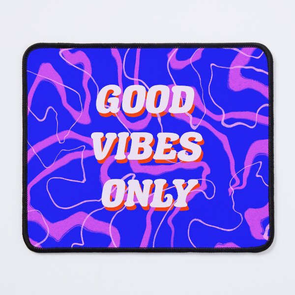 Item preview, Good Vibes Only Bright Trippy Pattern designed and sold by Sunfleur-Studio.