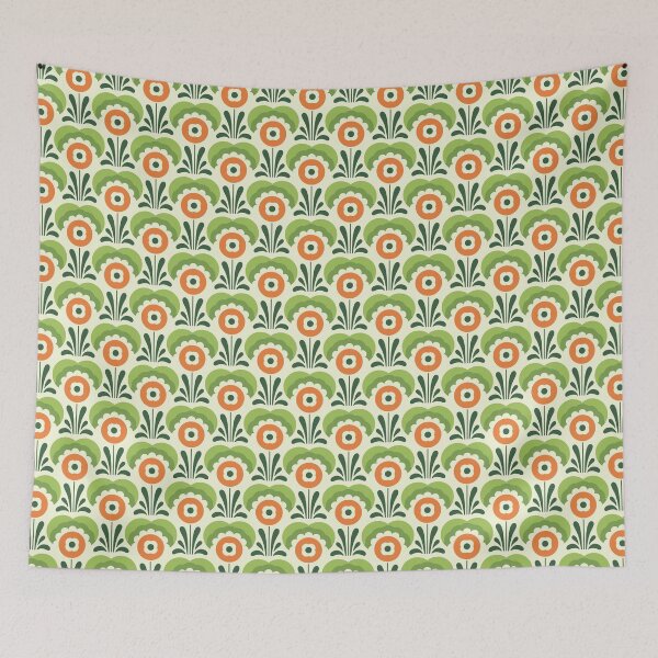 Item preview, 2112 - green flowers designed and sold by RouCouCou.