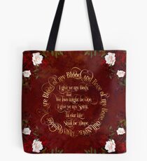 Outlander Wedding Vows Tote Bag