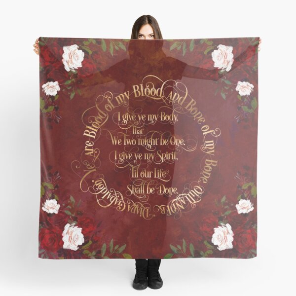 Outlander Wedding Vows Scarf