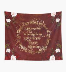 Outlander Wedding Vows Wall Tapestry