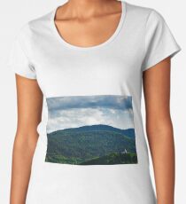 Afternoon light over church Women's Premium T-Shirt