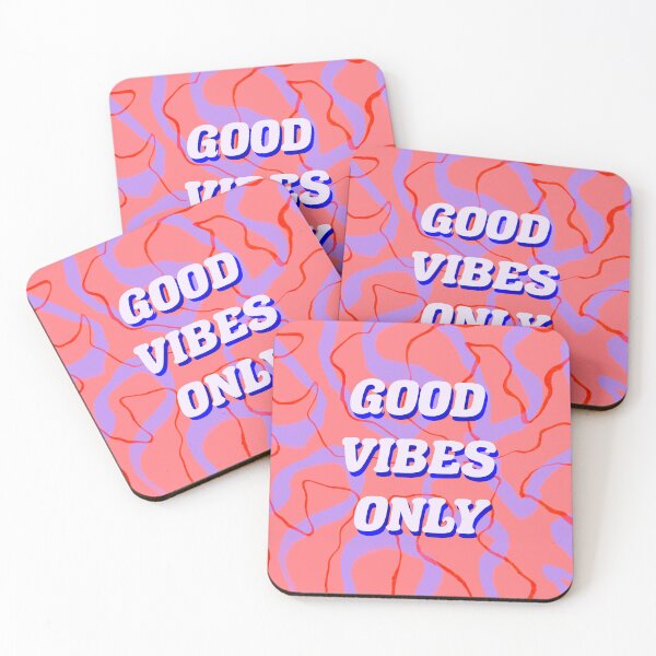 Item preview, Good Vibes Only Bright Trippy Pattern designed and sold by Sunfleur-Studio.