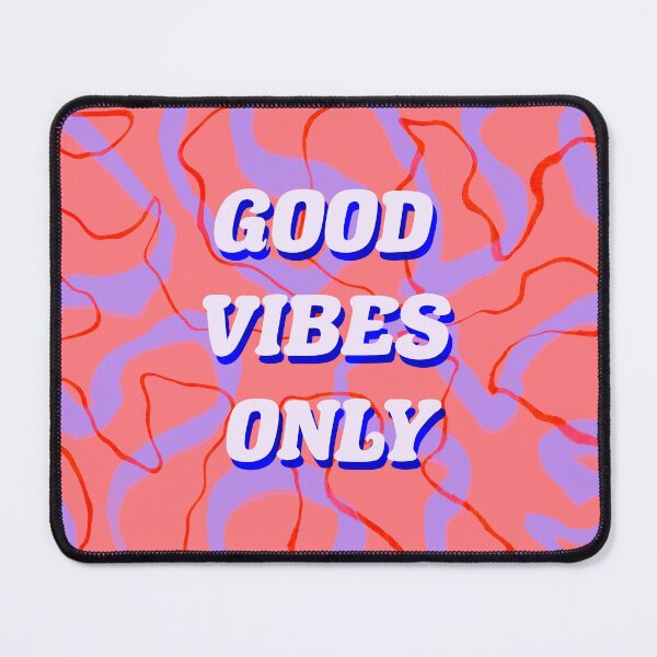 Item preview, Good Vibes Only Bright Trippy Pattern designed and sold by Sunfleur-Studio.