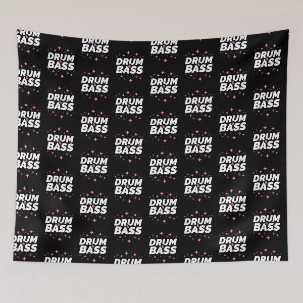Item preview, Drum & Bass  (pink) designed and sold by Discothreadz.