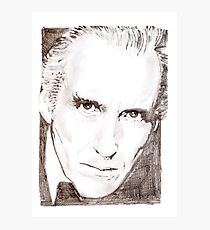 Christopher Lee Photographic Print