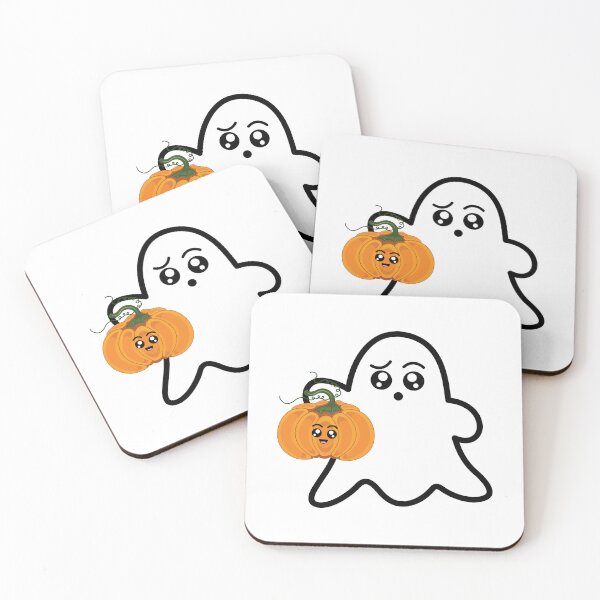 Item preview, Pumpkin and Halloween Ghost designed and sold by Cheni-Yathri.