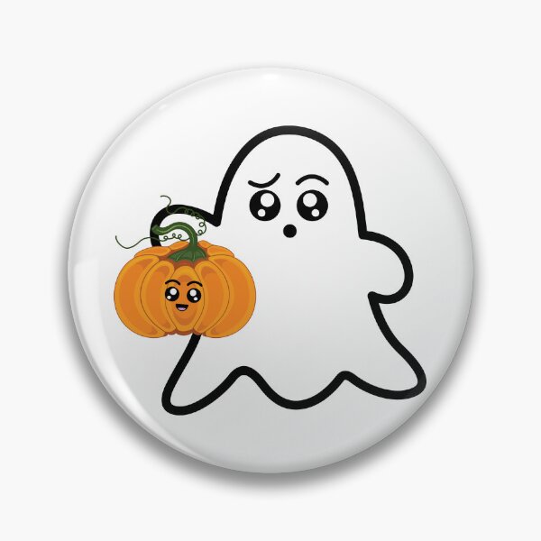 Item preview, Pumpkin and Halloween Ghost designed and sold by Cheni-Yathri.