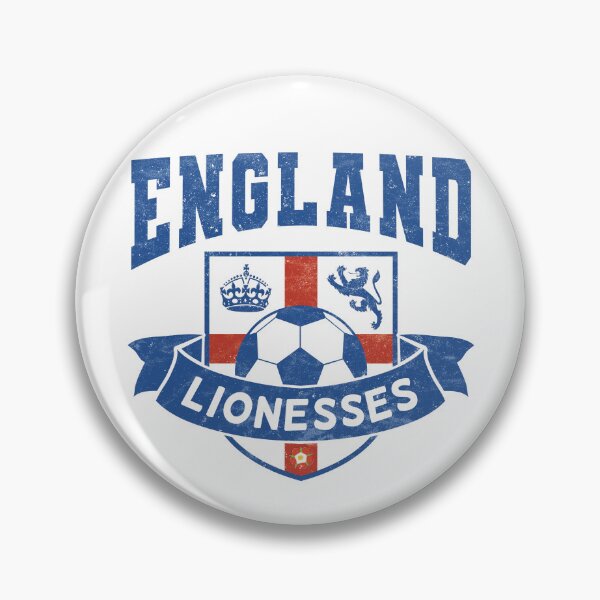 Item preview, England Lionesses Football Badge (#04) designed and sold by Numero14.