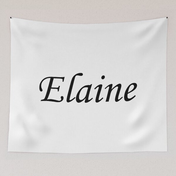 Item preview, Elaine - black name lettering text - 0922 designed and sold by PrettyDesserted.