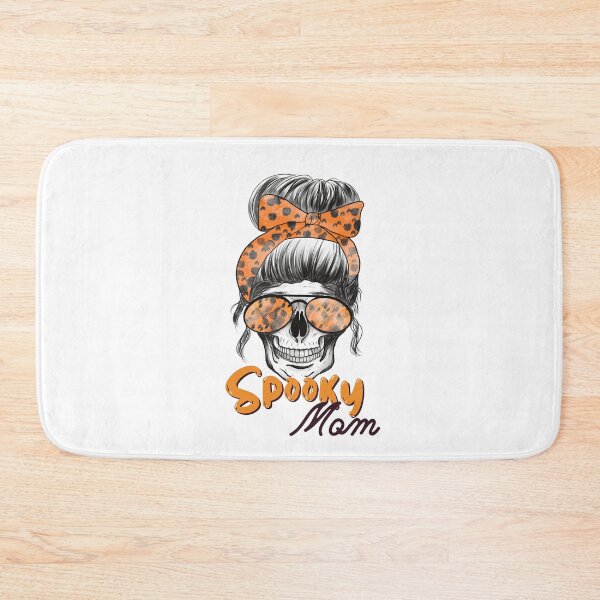 Item preview, SPOOKY MOM HALLOWEEN SKELETON MESSY BUN designed and sold by SAFREN.