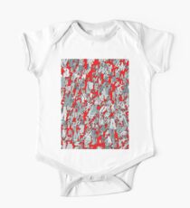 The letter matrix RED One Piece - Short Sleeve
