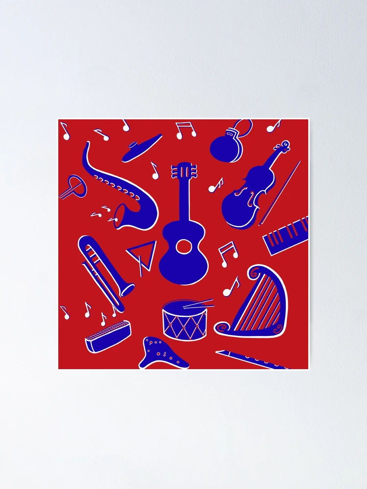 Thumbnail 1 of 3, Poster, Musical Instruments designed and sold by Jill Vance.