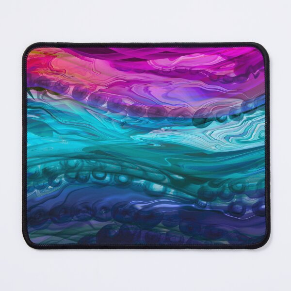 Item preview, Abstract liquid art alcohol ink ocean waves, liquid marble art design, abstract marble art, liquid art, purple turquoise watercolor designed and sold by ZeinabTaha.