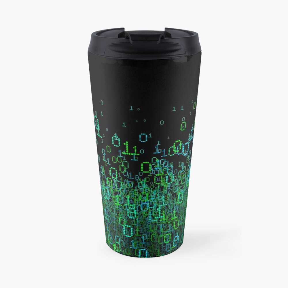 Binary Cloud Travel Mug