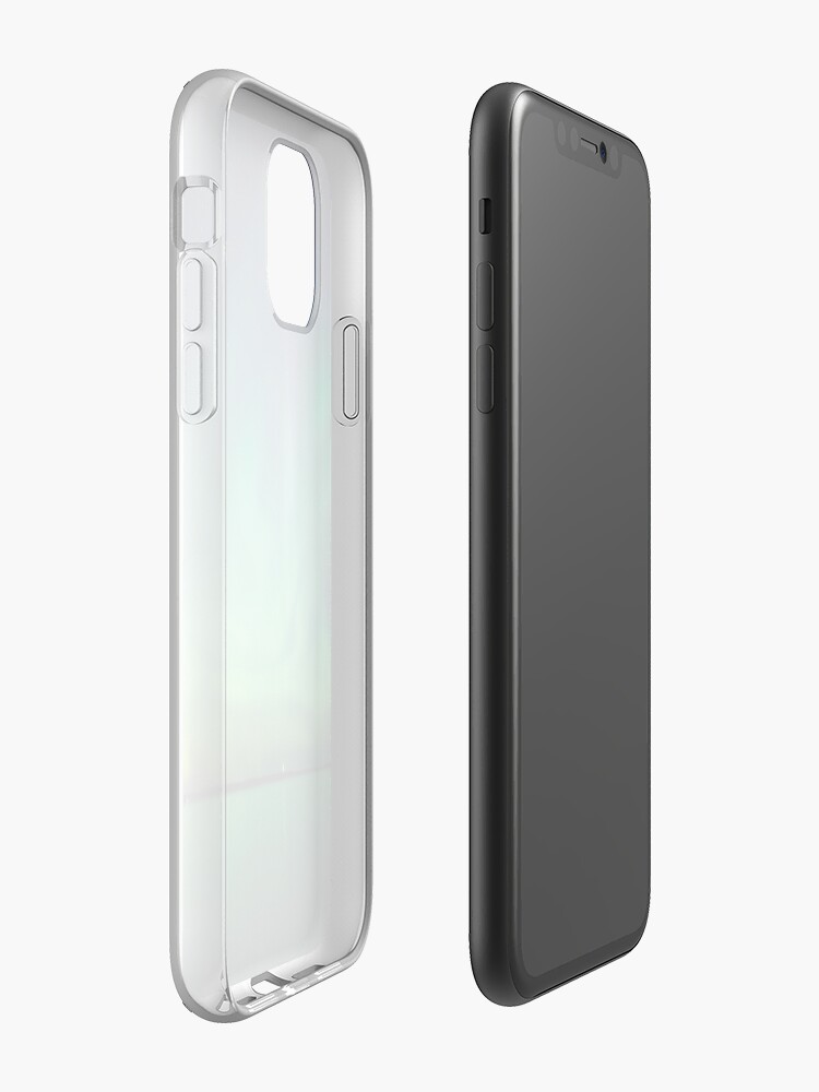 Alternate view of Northern lights over lake iPhone Case & Cover