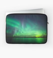 Nordlichter über See Laptoptasche