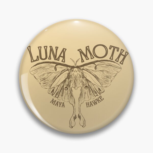 Item preview, MAYA HAWKE'S LUNA MOTH LYRICS ART designed and sold by Think In Scenes.