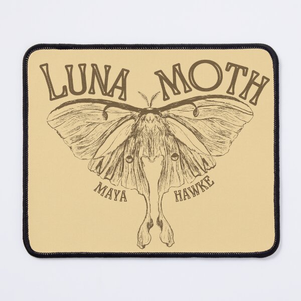 Item preview, MAYA HAWKE'S LUNA MOTH LYRICS ART designed and sold by Think In Scenes.