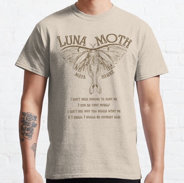 MAYA HAWKE'S LUNA MOTH LYRICS ART Classic T-Shirt