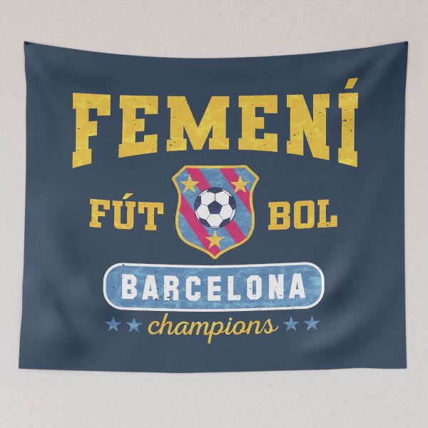 Item preview, Barcelona Femeni Champions Futbol (WOSO) designed and sold by Numero14.