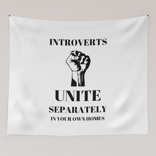 Item preview, Introverts Unite designed and sold by NerdyFancies.