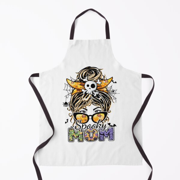 Item preview, SPOOKY MOM HALLOWEEN SKELETON MESSY BUN designed and sold by SAFREN.