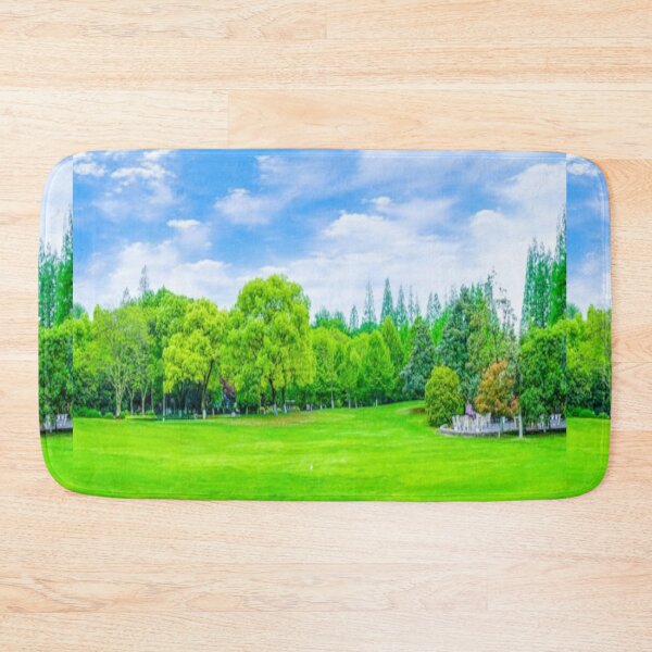 Item preview, cool green landscape with green trees and mountain art designed and sold by BEAUTY ⭐⭐⭐⭐⭐.
