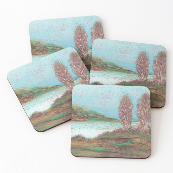 Item preview, Tonalism Landscape - "Lake 1" - Oil Pastel Painting / Landscape  Art designed and sold by COTT-Art.
