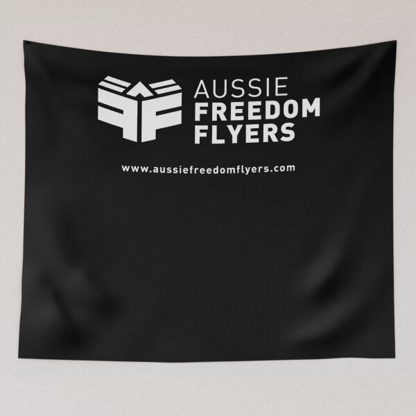 Item preview, Aussie freedom flyers white logo designed and sold by NANCYMORT.