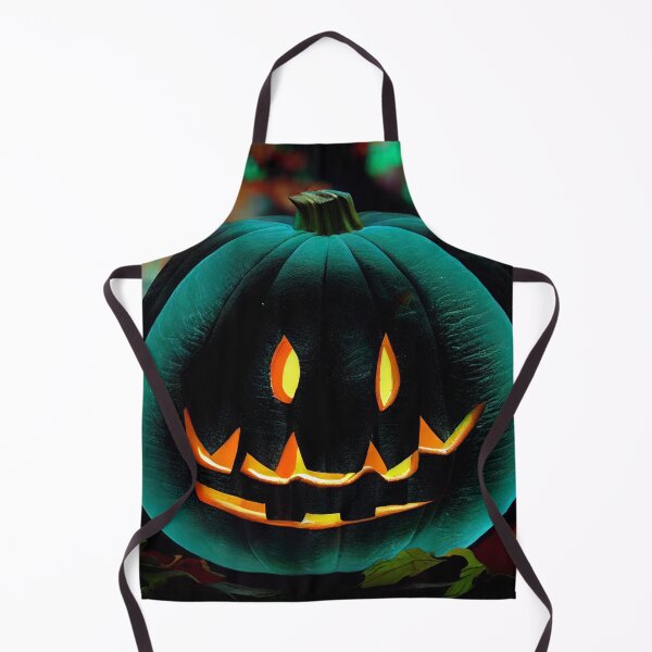 Item preview, Turquoise Jack-o'-lantern designed and sold by recollectionsv.