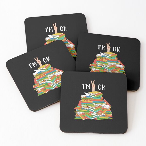Item preview, I'm OK Reading Bookaholic Funny Book Lovers designed and sold by kryshlomackv25.