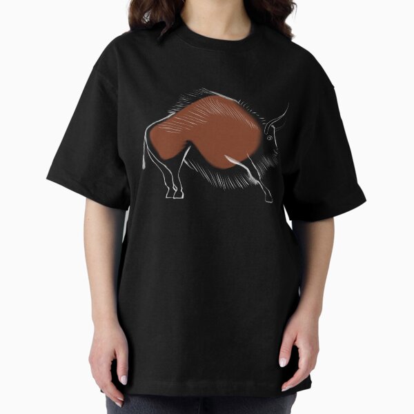 Vista previa del artículo con la obra «Pintura rupestre de bisonte de la Edad de Piedra con ocre rojo de Lascaux», diseñado y vendido por archbestos.