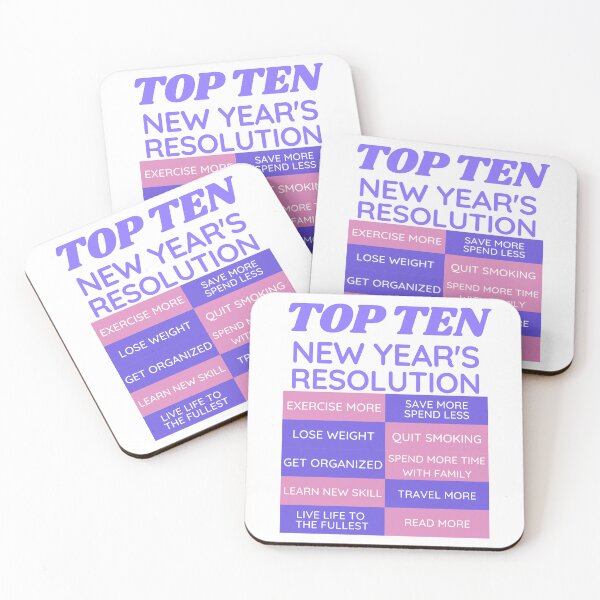 Item preview, TOP TEN NEW YEAR'S RESOLUTION designed and sold by JockArts.