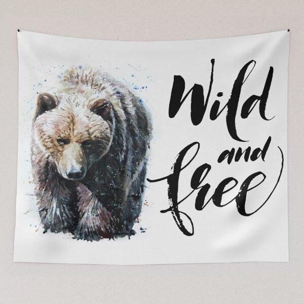 Item preview, Bear Wild and Free designed and sold by Kostart.