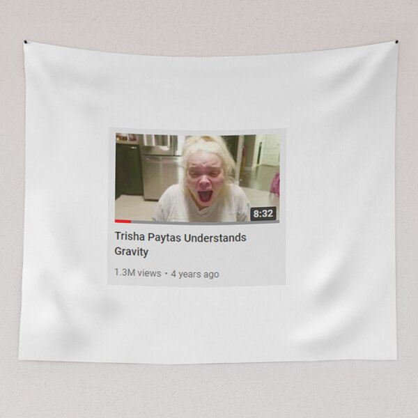 Item preview, Trisha Paytas Understands Gravity Cursed Meme designed and sold by BetterLeo.