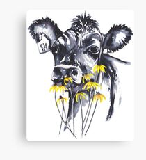 No worries - cow painting Canvas Print